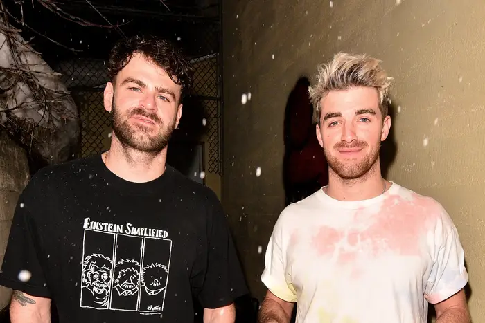 A photo of The Chainsmokers Andrew Taggart and Alex Pall in January 2020